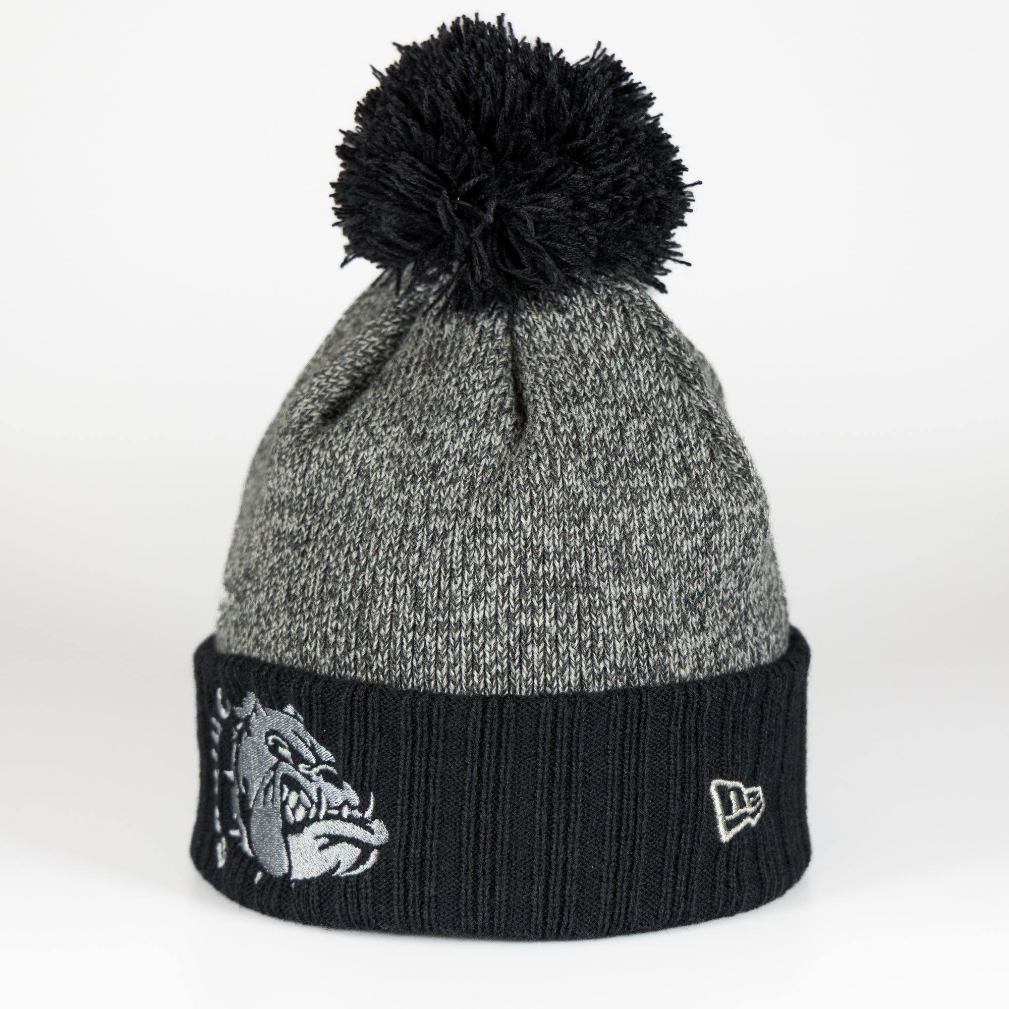 Best of British Ice Hockey Grey Pom Beanie Knit