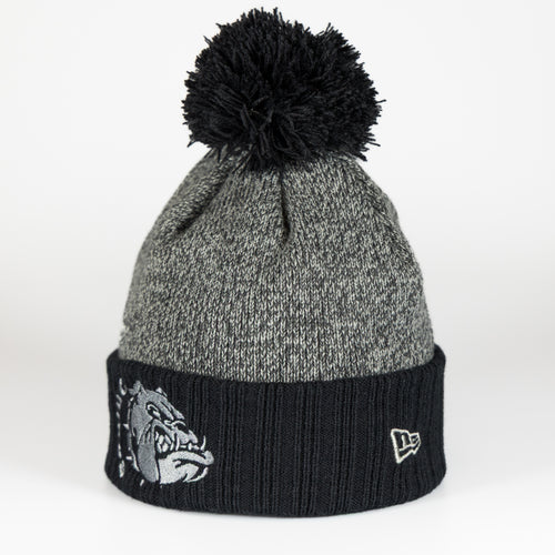 Best of British Ice Hockey Grey Pom Beanie Knit